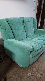 Divano 2 posti 184×78×88 in Alcantara, 