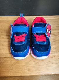 Sneakers con luci Spiderman taglia 21