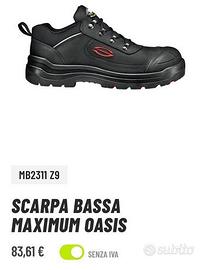 Scarpe da lavoro antinfortunistiche SIR n. 43