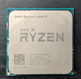 Processore CPU AMD Ryzen 5 2600 X con dissipatore