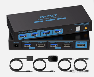 HDMI KVM Swicth 2x1 - Model VP-SW200