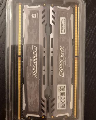 Ram 16gb (8x2) ddr4 3200mhz CL16 Ballistix