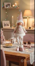 Elfo decorativo rosa