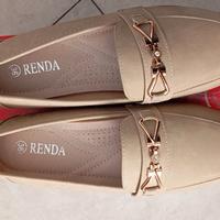 Mocassini donna beige n.36