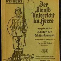 Istruzione esercito Tedesco WWII, W. Reibert