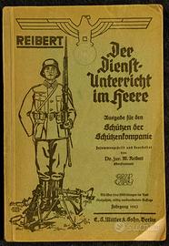Istruzione esercito Tedesco WWII, W. Reibert