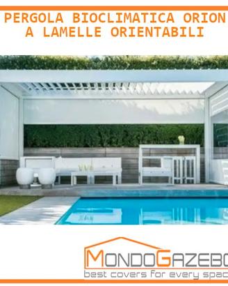 Pergola bioclimatica 360x360 manuale alluminio