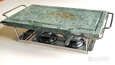 Griglia da tavolo in pietra ollare