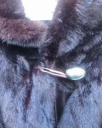 pelliccia cappotto visone