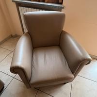 Poltrona Doimo grigio chiaro