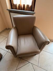 Poltrona Doimo grigio chiaro