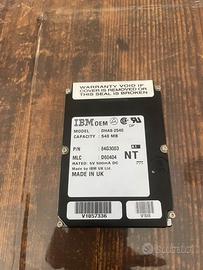 Hard Disk IBM DHAS-2540 540MB SCSI 2.5" Travelstar