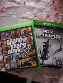 giochi xbox gta 5 e for honor delux edition 