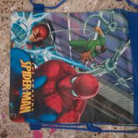 sacca per bambini spiderman 
