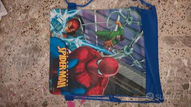 sacca per bambini spiderman 