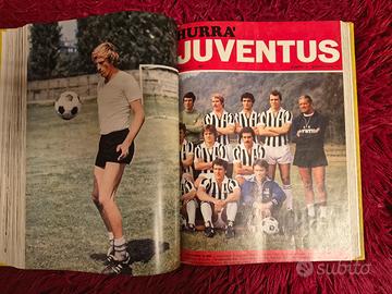 12 numeri Hurrá Juventus raccolta Rilegati 1976