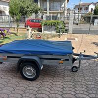 Carrello rimorchio trasporto cose 750 kg