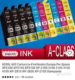 Cartucce per Epson nuove, XL.