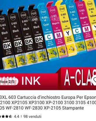 Cartucce per Epson nuove, XL.