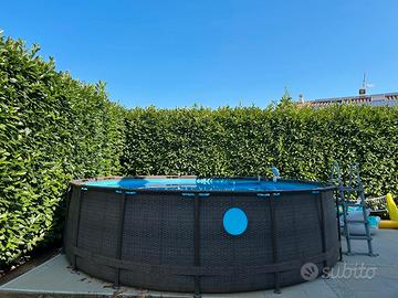 Piscina rotonda 4,88 mt. con pompa a sabbia