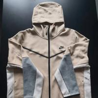 Nike tech felpa beige bianca e grigia