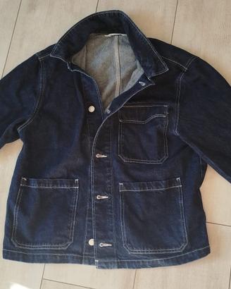 Giacca di jeans H&M blu scuro / Giubbotto denim
