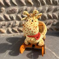 Dondolo peluche con rotelle