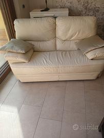 coppia divani in pelle