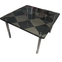 Tavolino In Vetro Quadrato Da Salotto - Ingresso