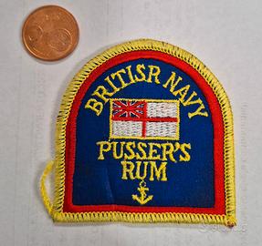 Toppa ricamata British Navy Pusser's Rum