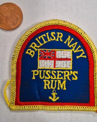 Toppa ricamata British Navy Pusser's Rum