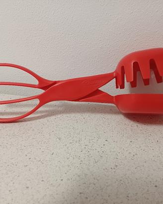 Mestolo da cucina, rosso, plastica. Barilla. Nuovo