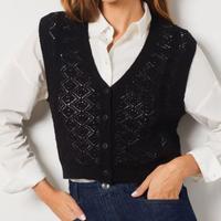 Gilet senza maniche Etam nero