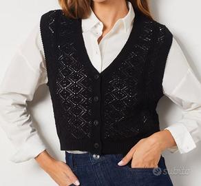 Gilet senza maniche Etam nero