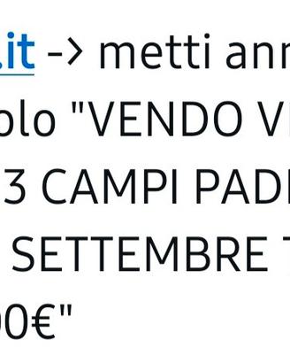 lotto 3 campi padel 