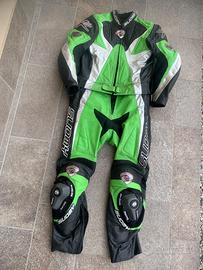 Tuta moto pelle SUOMY