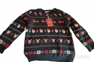 Maglione Natalizio bimbo fagottino 30 36 mesi