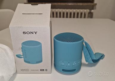 Sony XB100 Speaker Bluetooth Azzurro