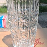 Vaso  cristallo puro MCM Fidenza "Iris Lens