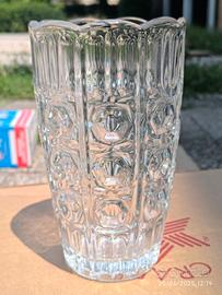 Vaso  cristallo puro MCM Fidenza "Iris Lens