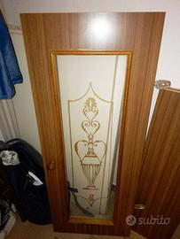 Ante da credenza con vetro serigrafato