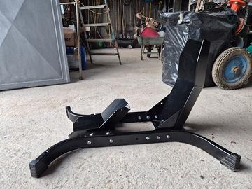 Cavalletto blocca ruota anteriore