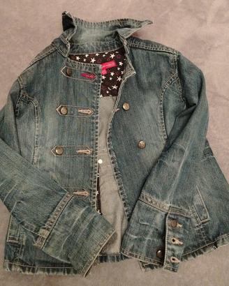giubbino jeans denim bimba