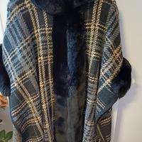 Mantella Claudia Ricci, taglia unica con cappuccio