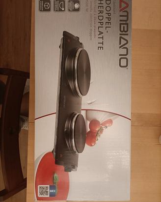 Fornello Elettrico Doppio Portatile AMBIANO 2500W