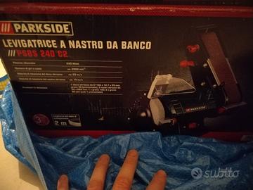 levigatrice a nastro da banco