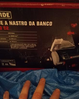 levigatrice a nastro da banco