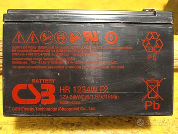 Batteria HR 1234W F2 - 12V - 34W - piombo
