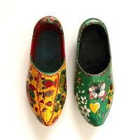 Zoccoli dipinti a mano-cm.30