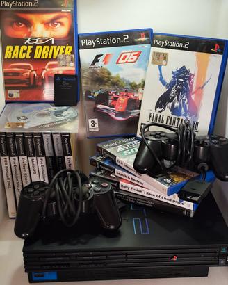 Bundle PlayStation 2 FAT + 2 Controller + Memory